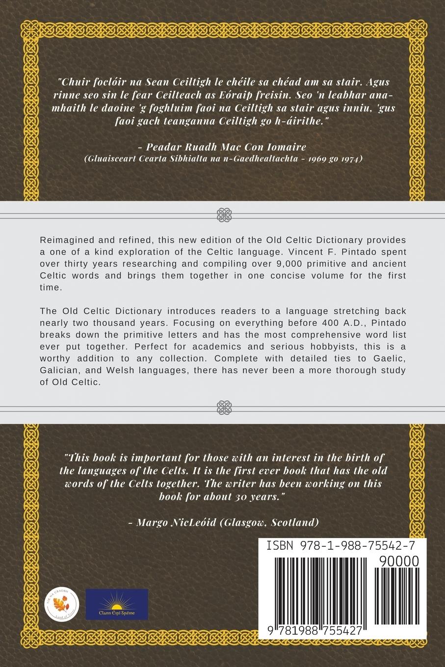 Rückseitencover The Old Celtic Dictionary