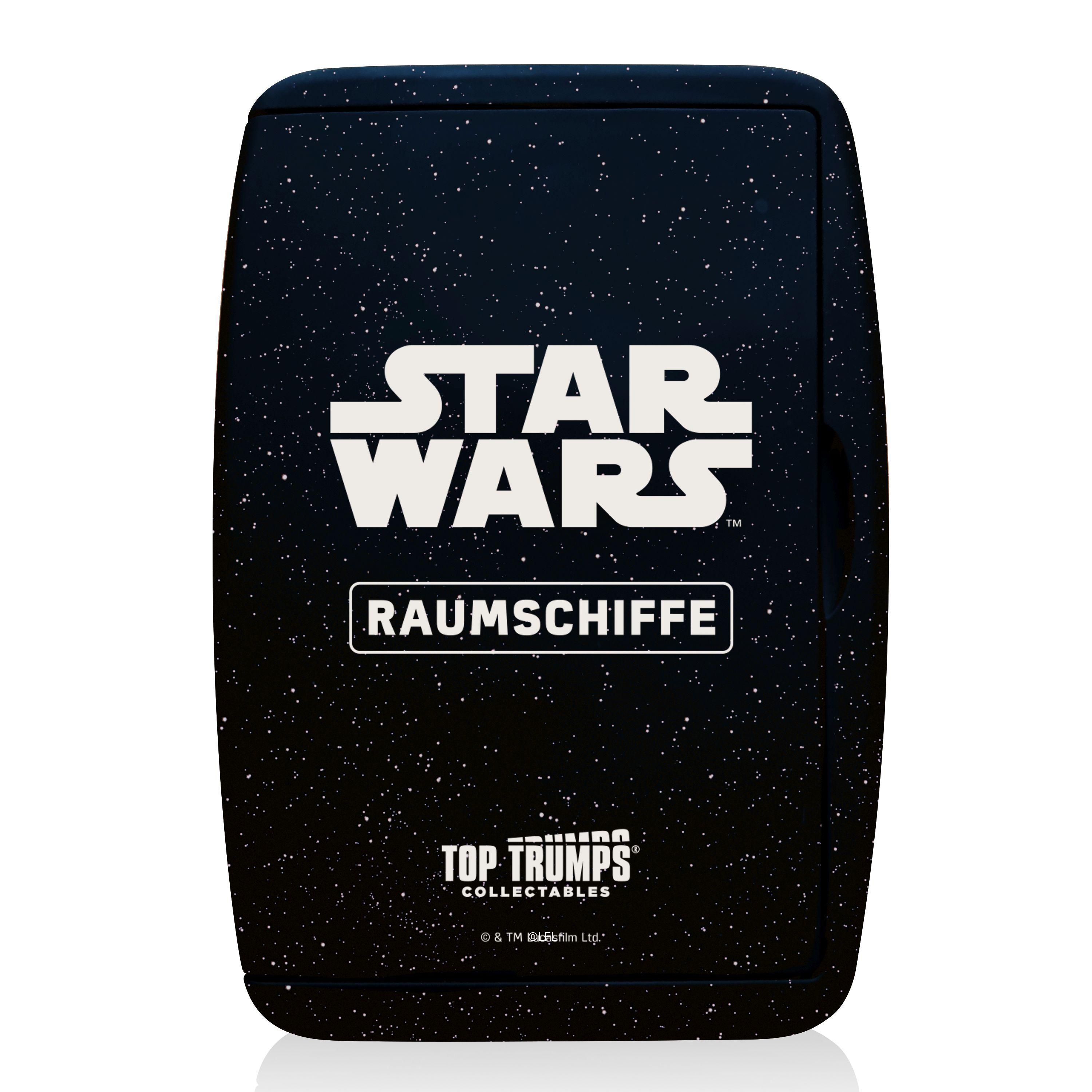 Vorderes Coverbild Top Trumps Star Wars Raumschiffe Collectables