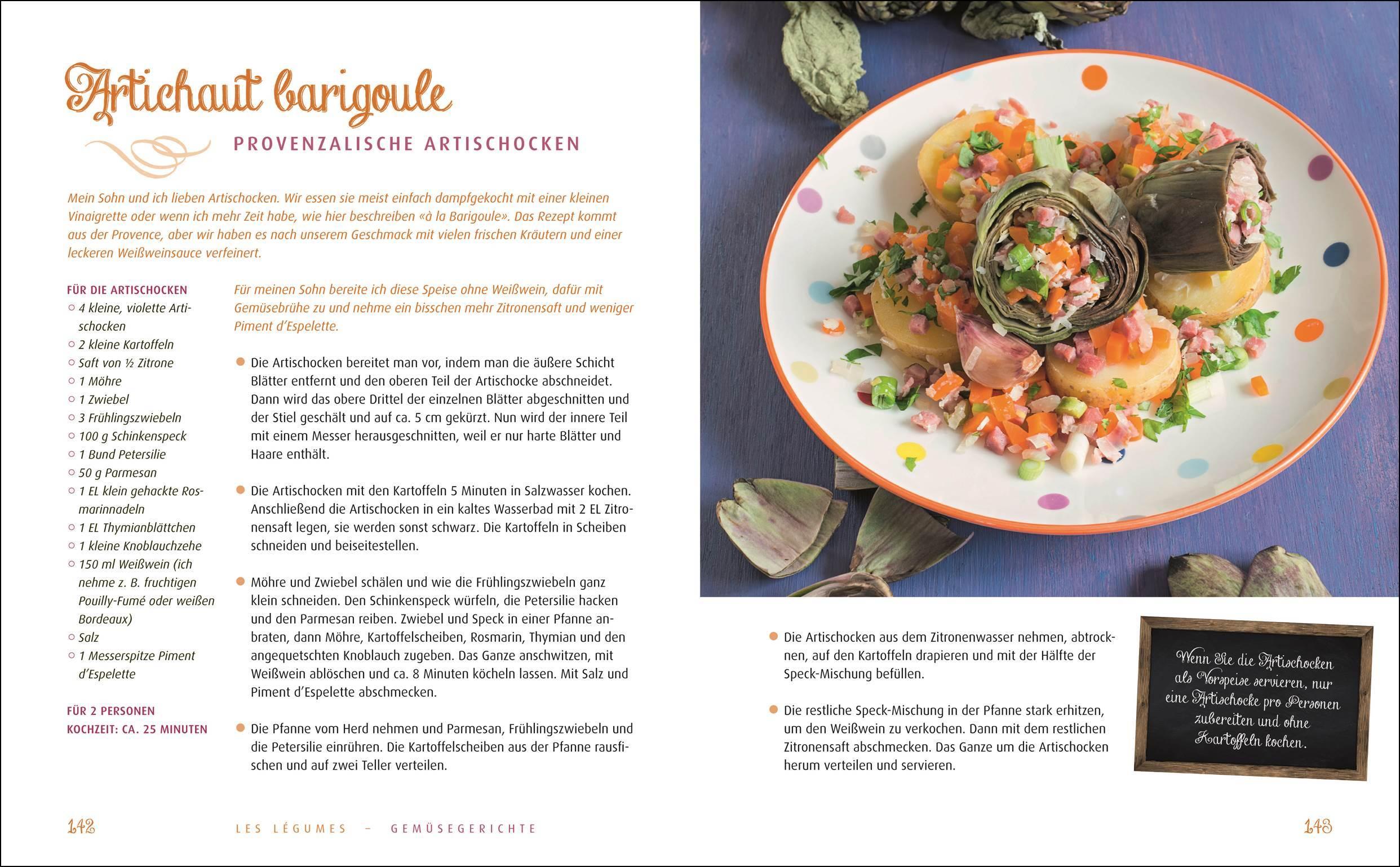 Beispielinhalt (Bild) Französisch kochen mit Aurélie