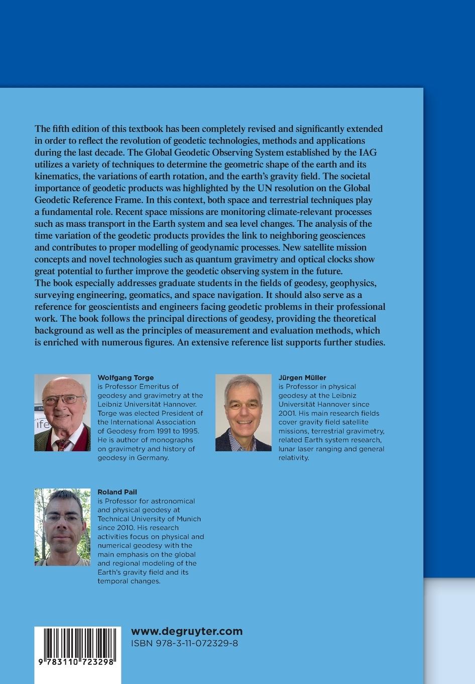 Rückseitencover Geodesy