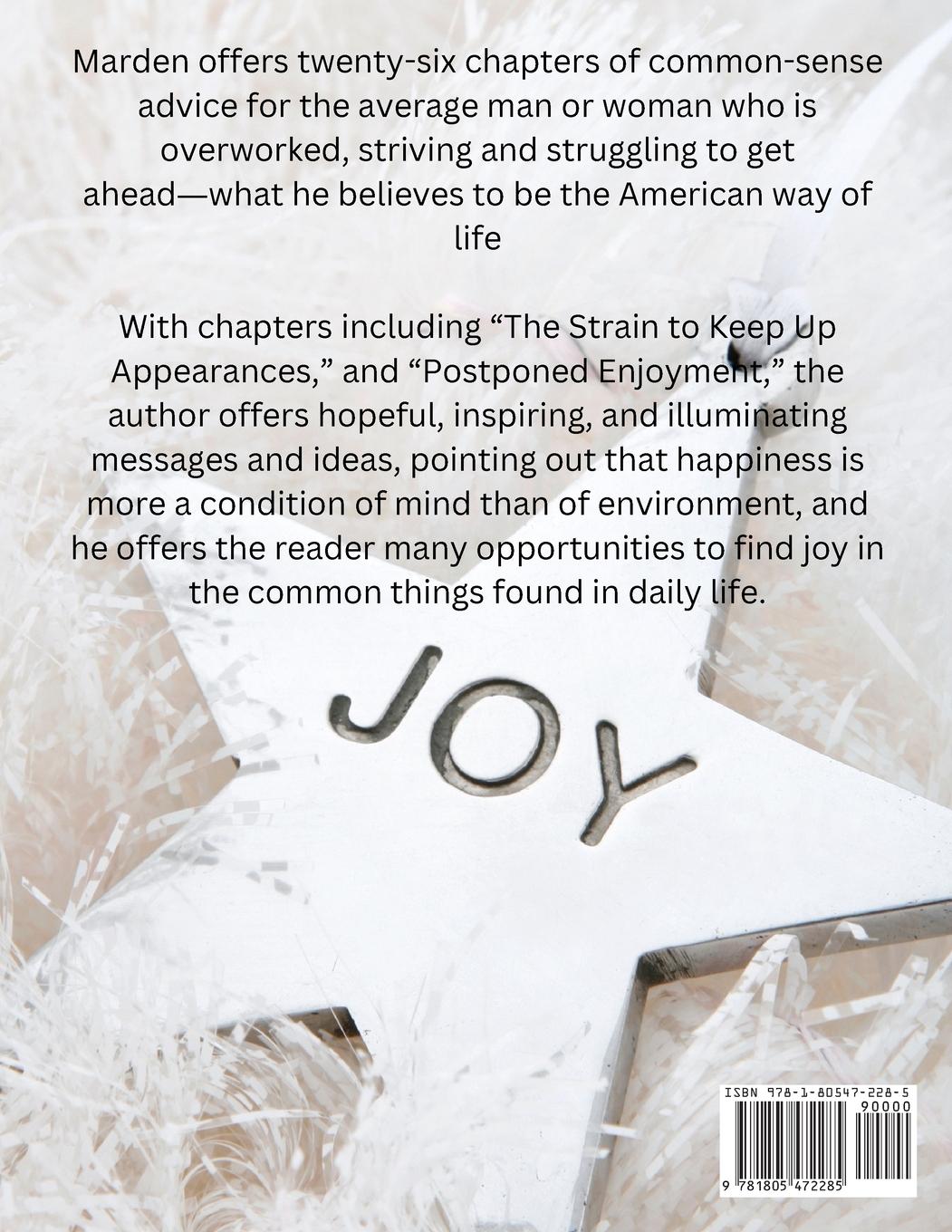 Rückseitencover The Joys of Living