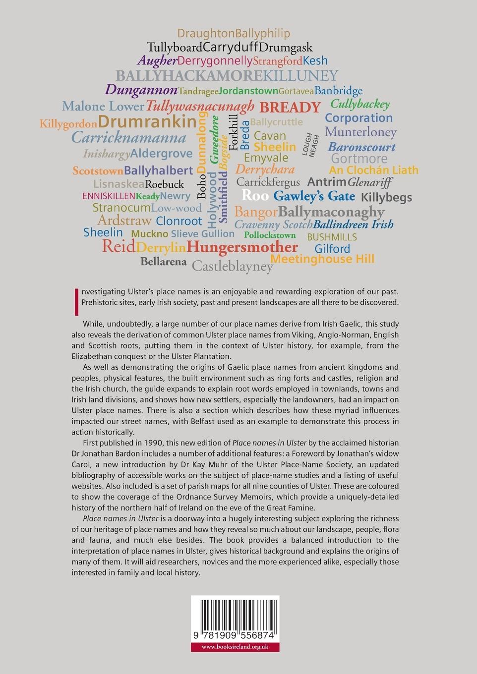 Rückseitencover Place names in Ulster
