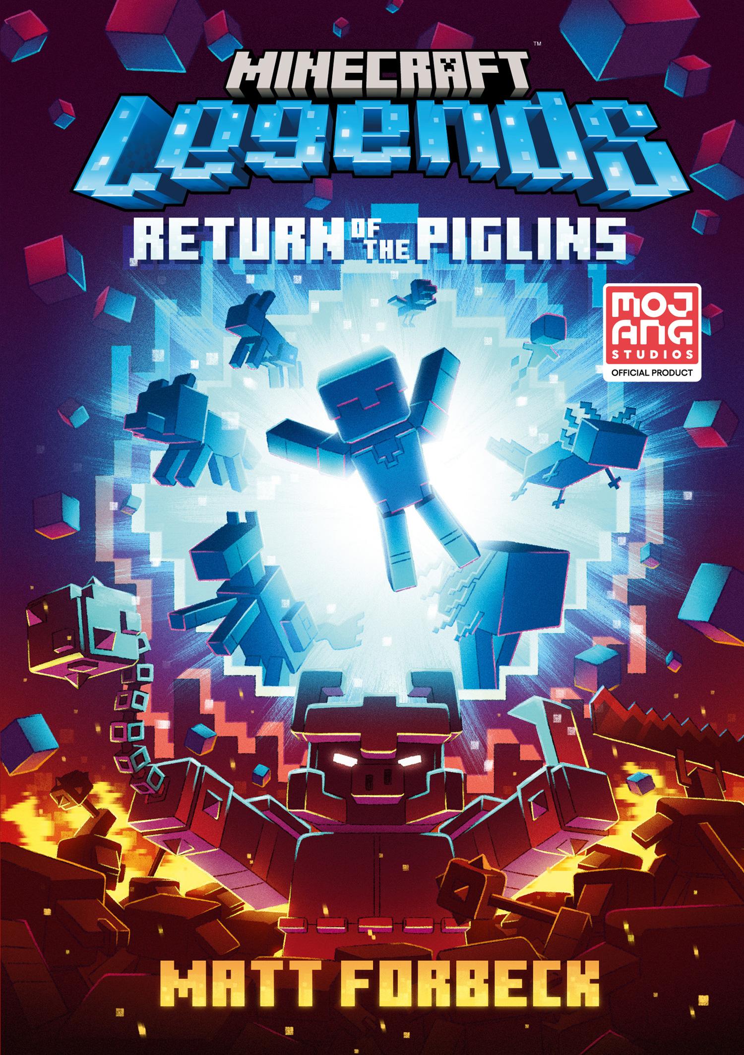 Vorderes Coverbild Minecraft Legends Return Of The Piglins