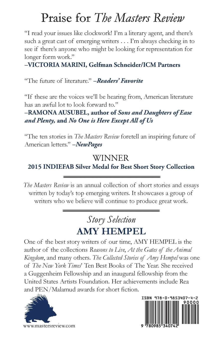 Rückseitencover The Masters Review Volume V