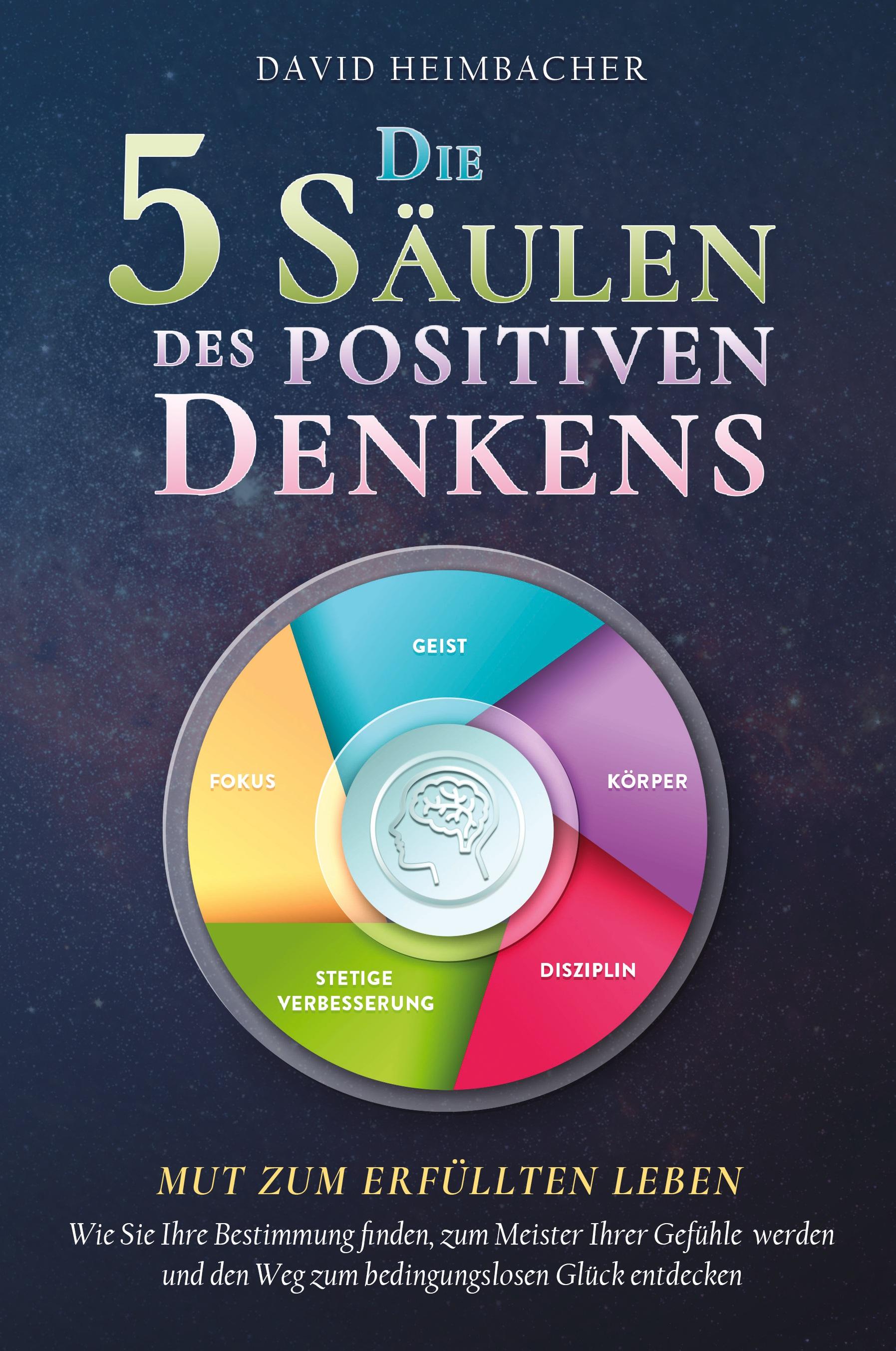 Vorderes Coverbild Die 5 Säulen des positiven Denkens - Mut zum erfüllten Leben