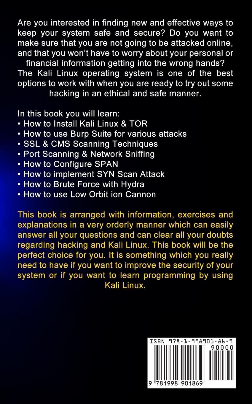 Rückseitencover Hacking With Kali Linux