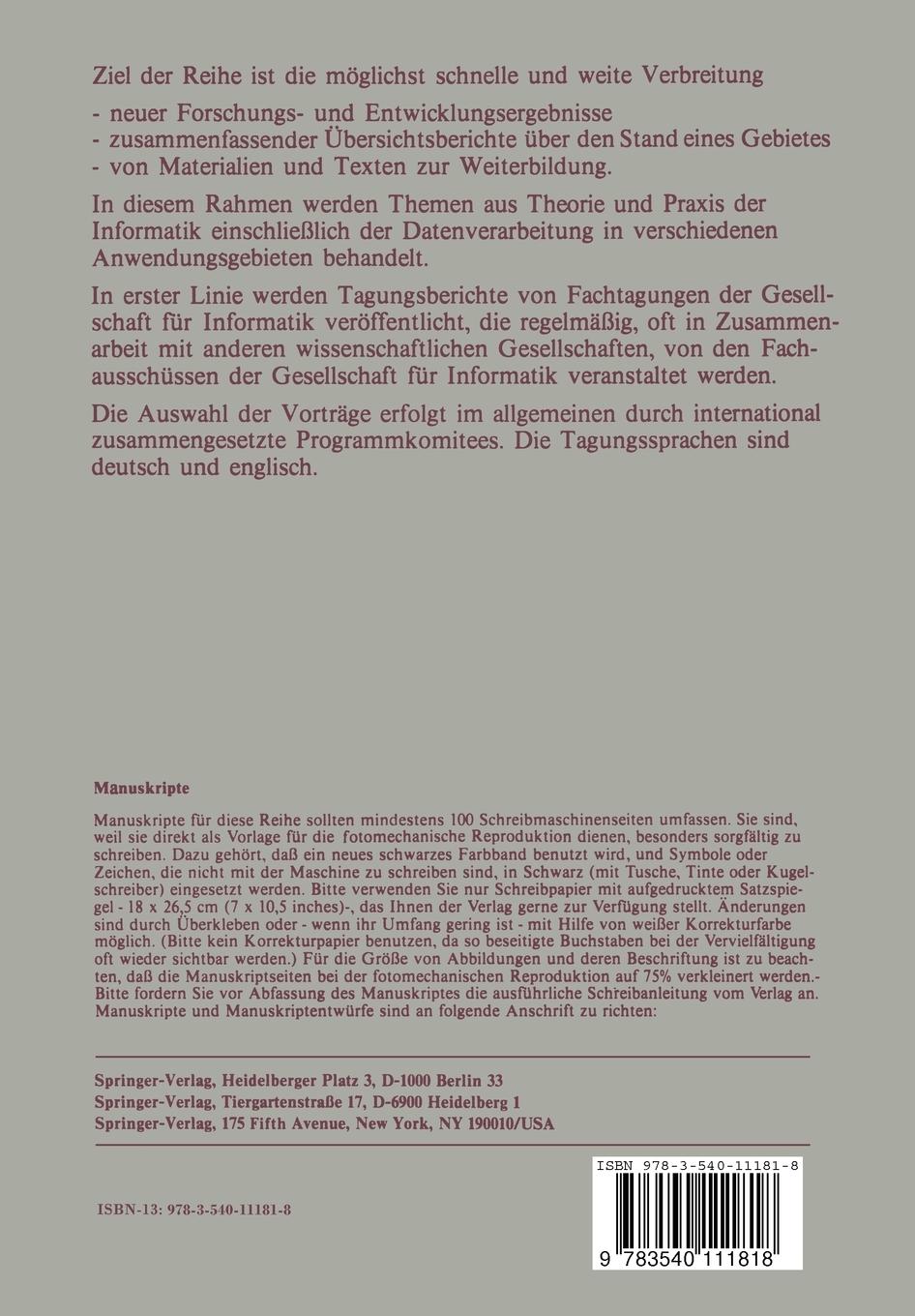 Rückseitencover Erzeugung interaktiver Bildverarbeitungssysteme im Dialog