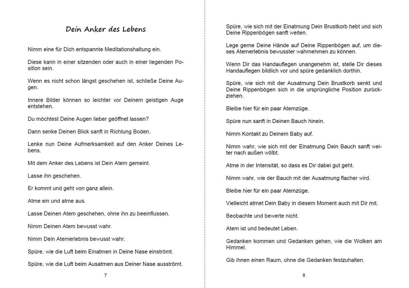 Beispielinhalt (Bild) Schwangerschaft - Entspannung für die werdende Mama