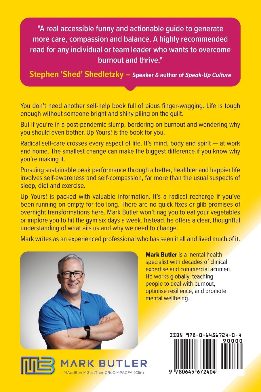 Rückseitencover UP YOURS!