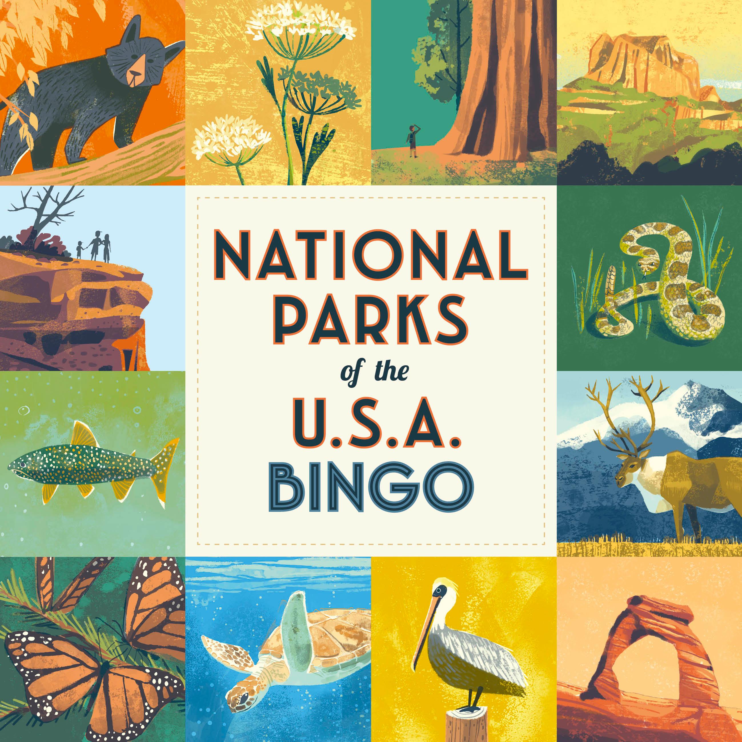 Vorderes Coverbild National Parks of the USA Bingo