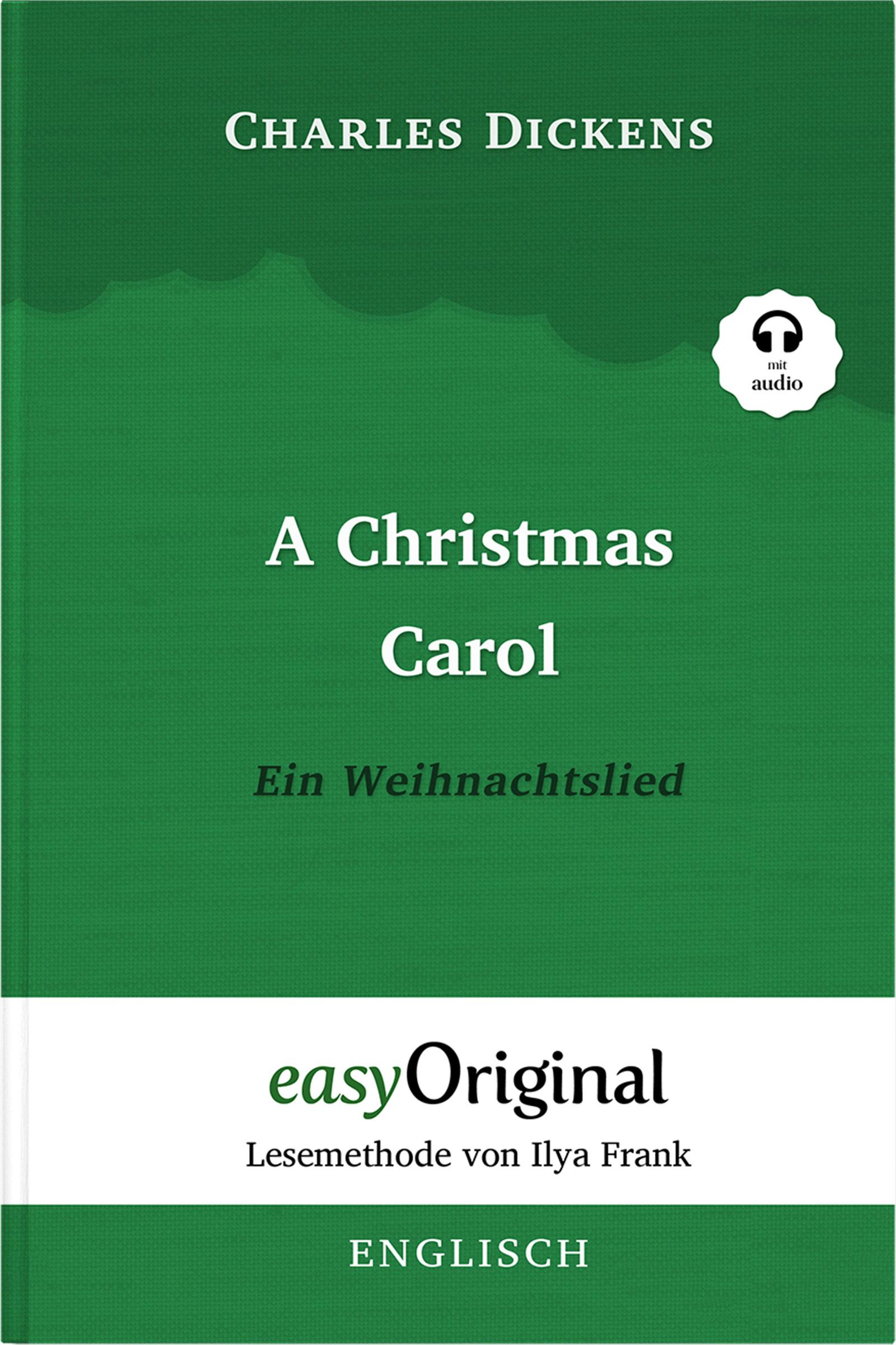 Vorderes Coverbild A Christmas Carol / Ein Weihnachtslied Hardcover (Buch + MP3 Audio-CD) - Lesemethode von Ilya Frank - Zweisprachige Ausgabe Englisch-Deutsch
