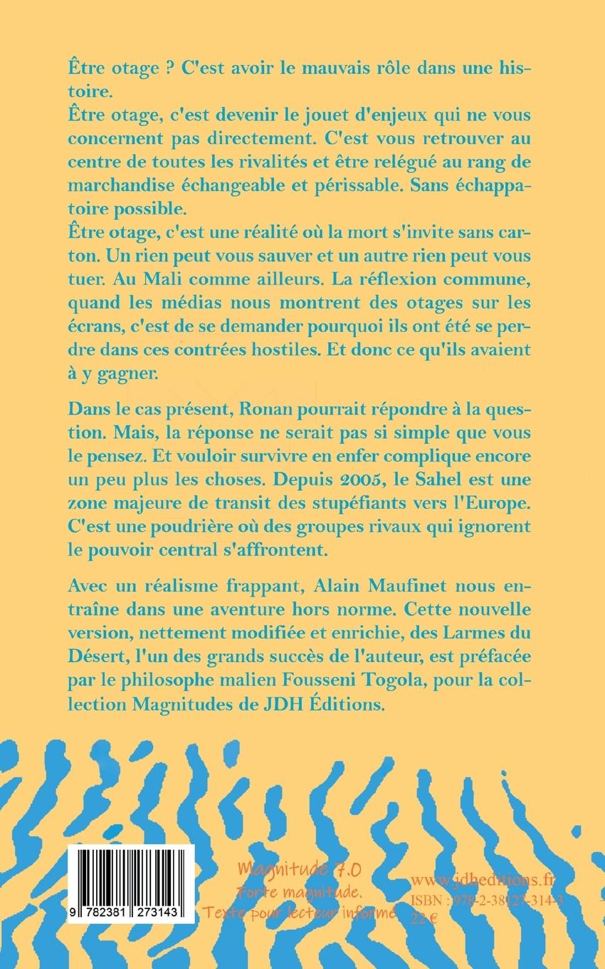 Rückseitencover Les larmes du désert