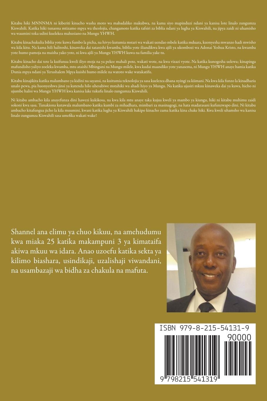 Rückseitencover Ujio wa Pili wa Yesu Kristo