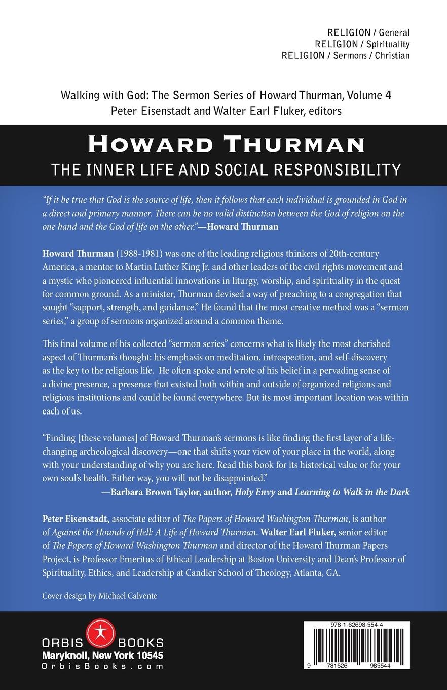 Rückseitencover The Inner Life and Social Responsibility