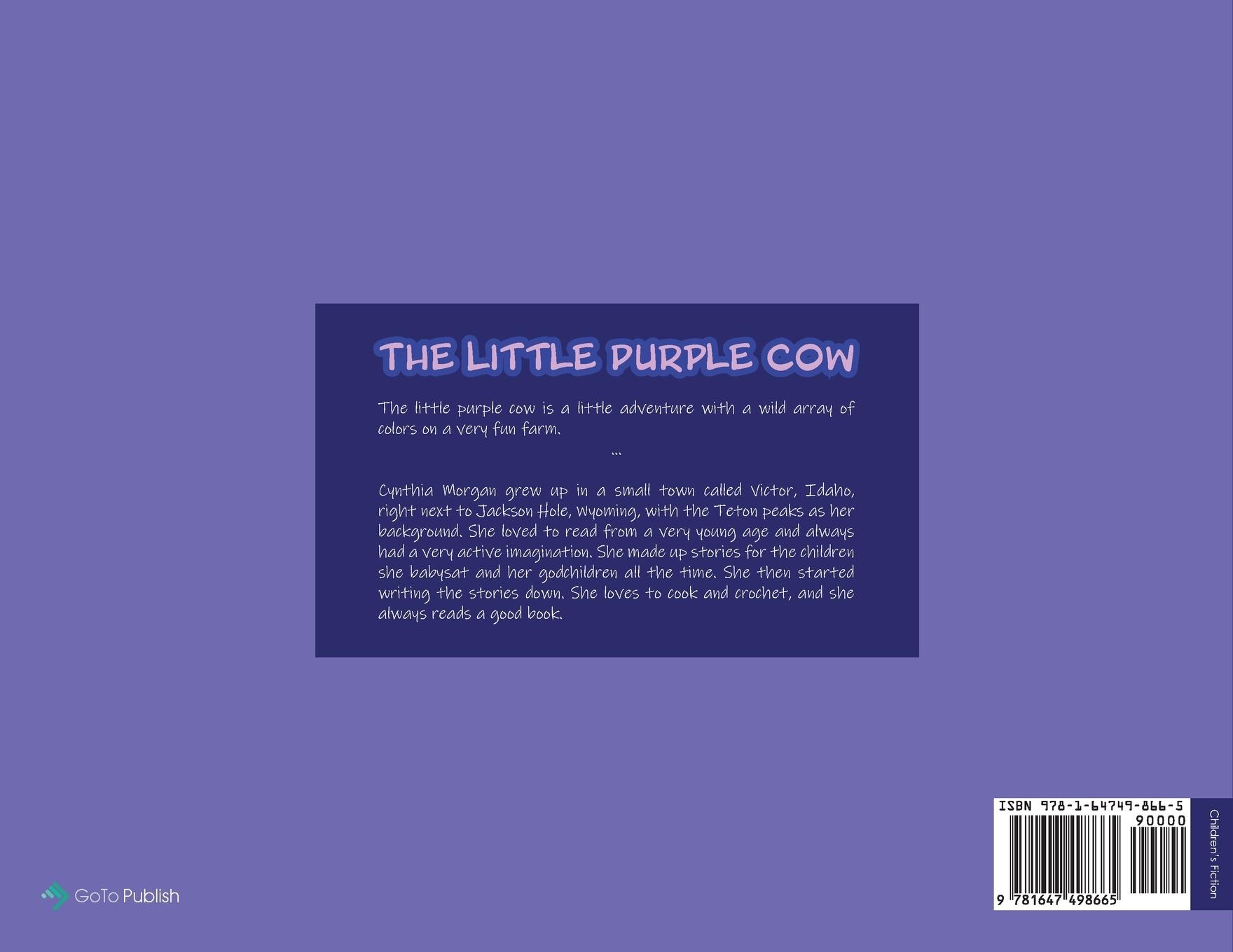 Rückseitencover The Little Purple Cow