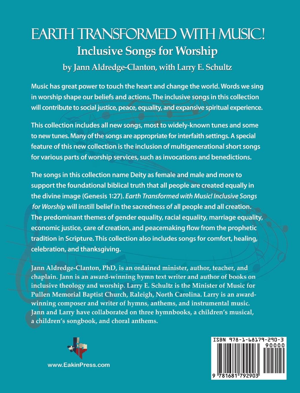 Rückseitencover Earth Transformed with Music!: Inclusive Songs for Worship