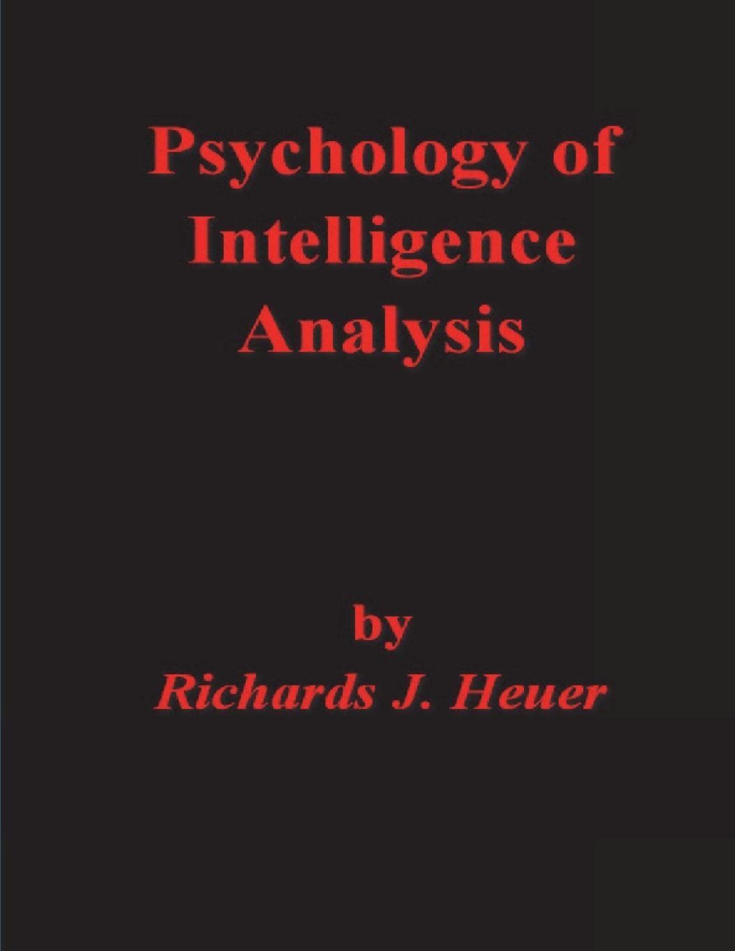 Vorderes Coverbild Psychology of Intelligence Analysis