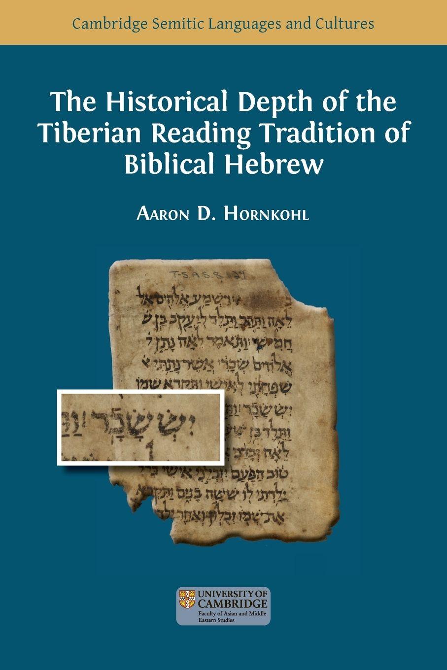 Vorderes Coverbild The Historical Depth of the Tiberian Reading Tradition of Biblical Hebrew