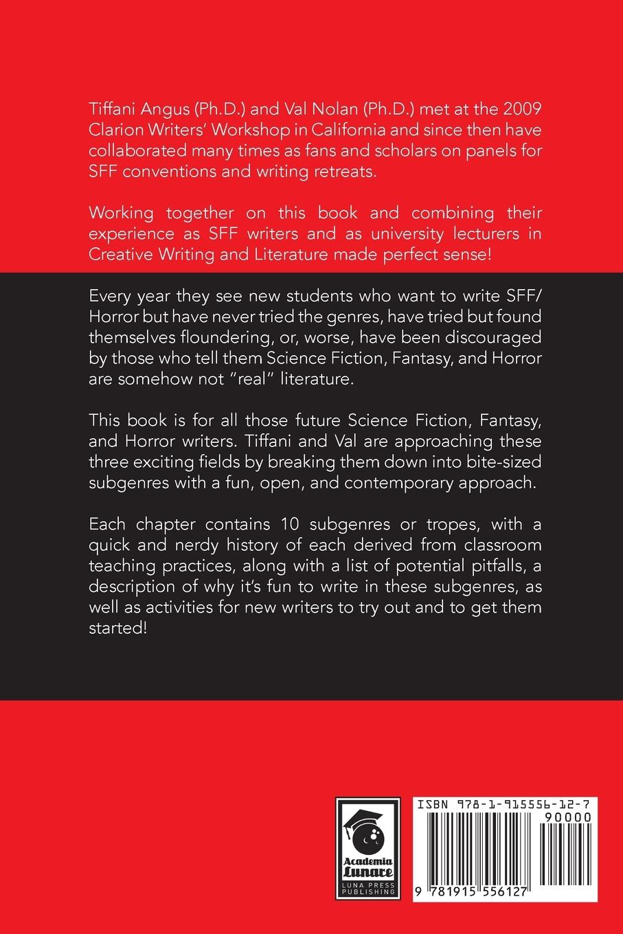 Rückseitencover Spec Fic For Newbies Vol 1