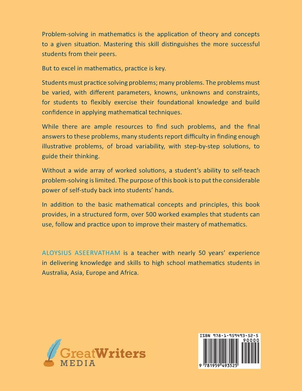 Rückseitencover CORE MATHEMATICS PRINCIPLES with over 500 WORKED PROBLEMS