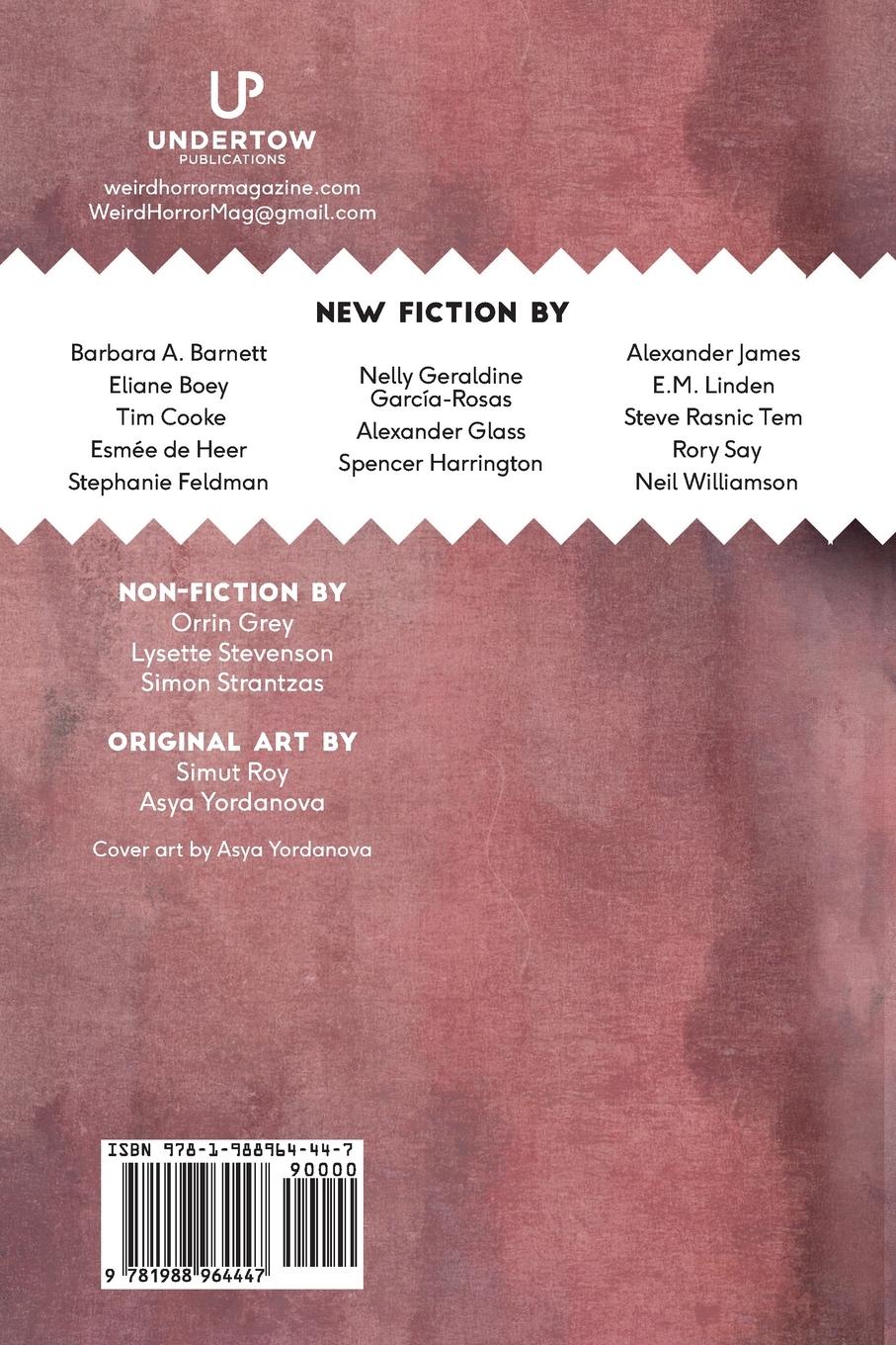 Rückseitencover Weird Horror #6