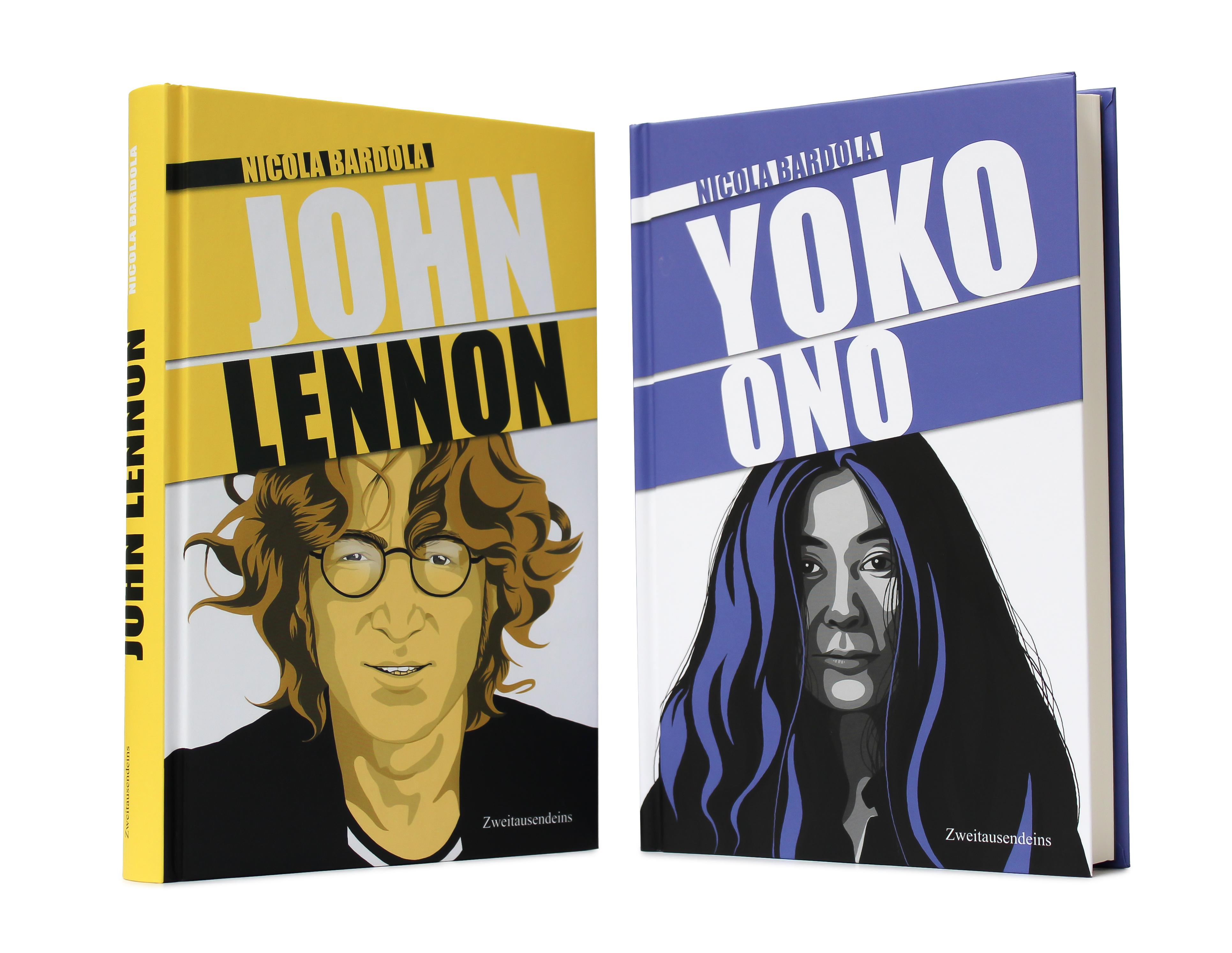 Vorderes Coverbild Yoko Ono & John Lennon: Die Doppelbiografie (2 Bände).