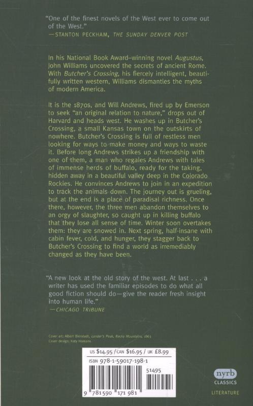 Rückseitencover Butcher's Crossing