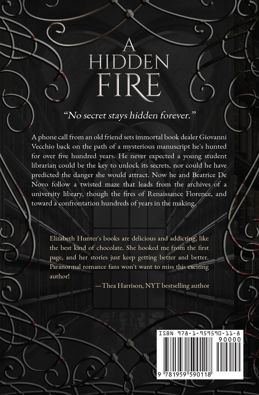 Rückseitencover A Hidden Fire