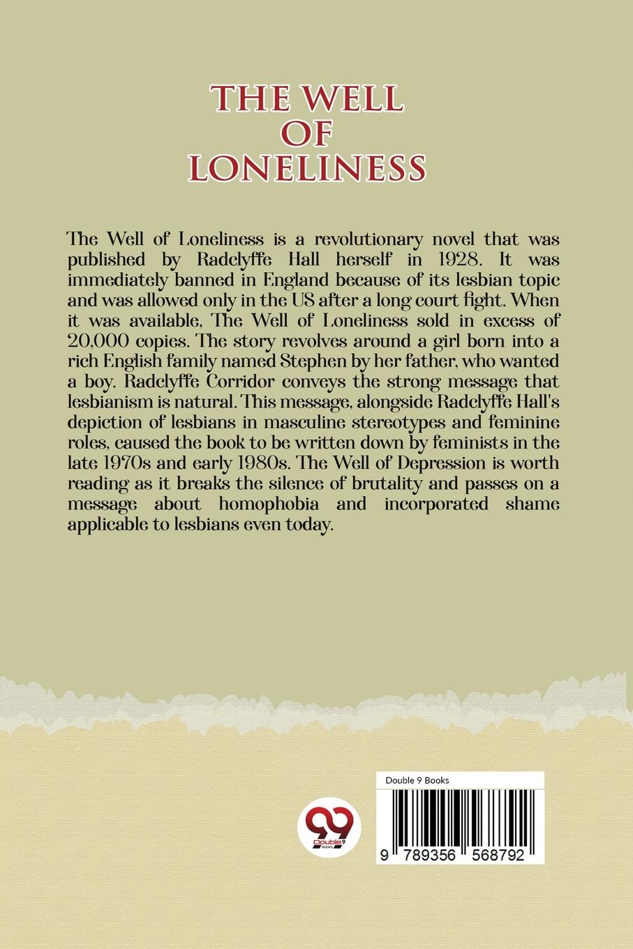 Rückseitencover The Well of Loneliness