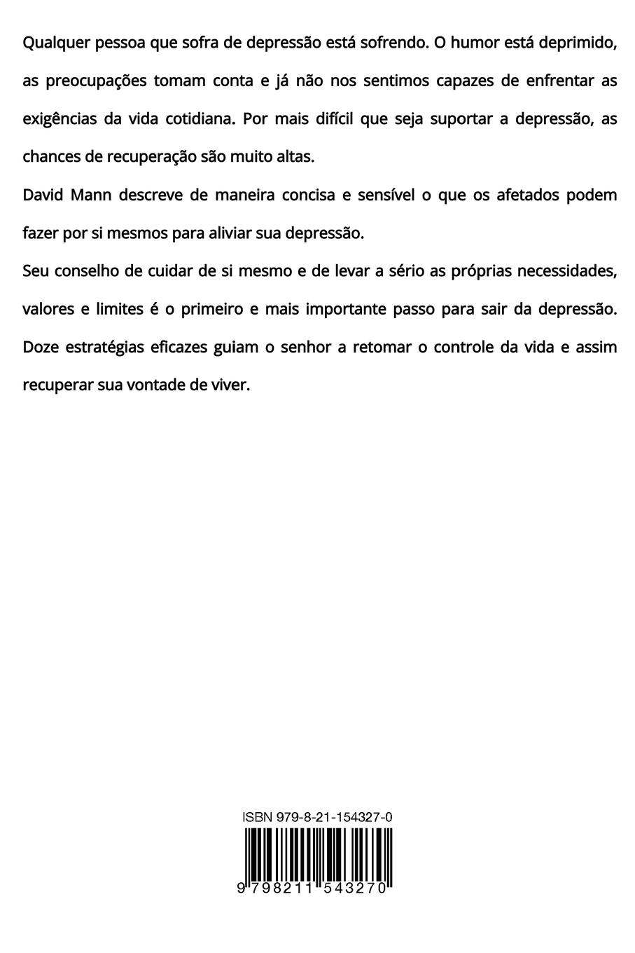 Rückseitencover Auto-ajuda para a depressão