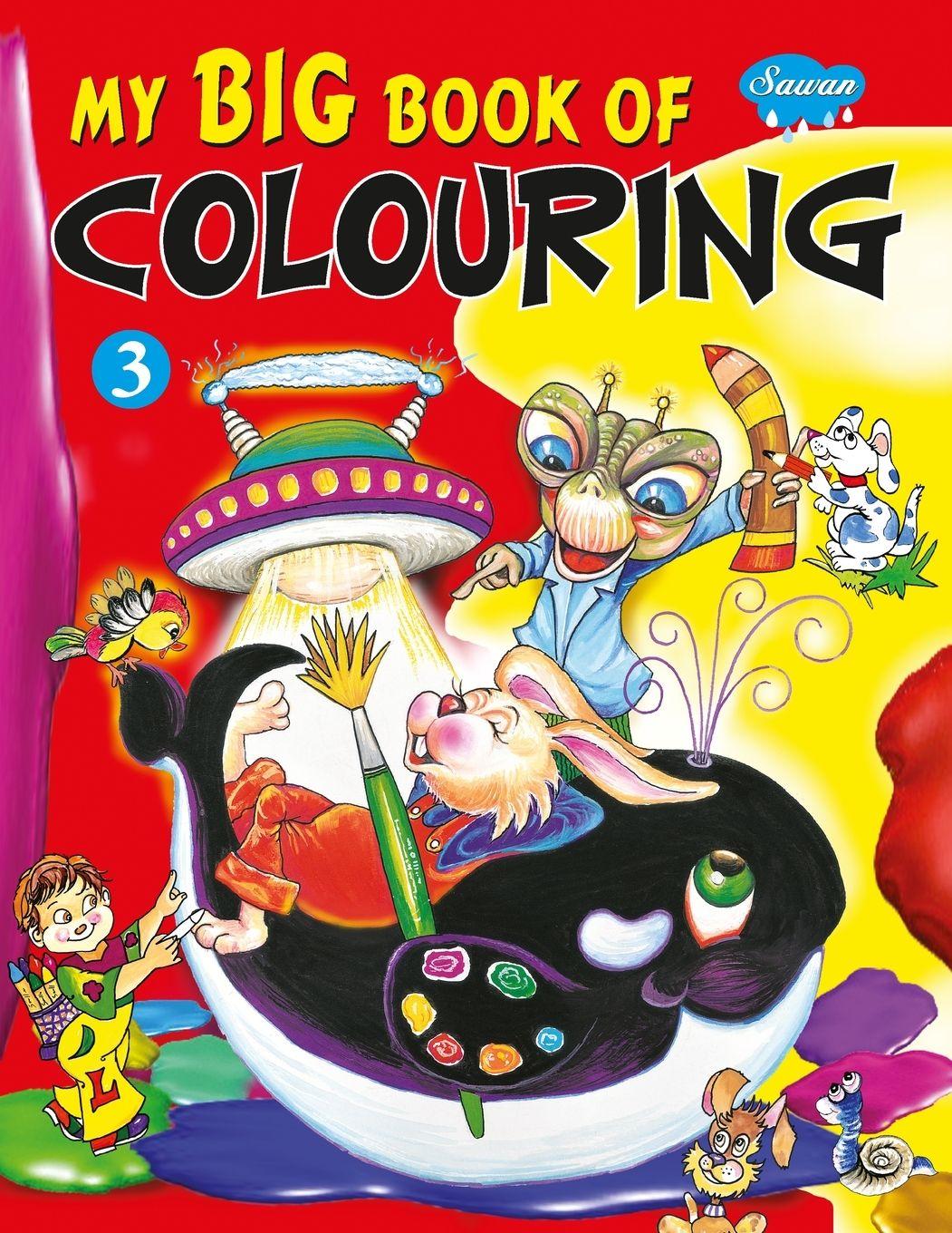 Vorderes Coverbild My Big Book of Colouring-3