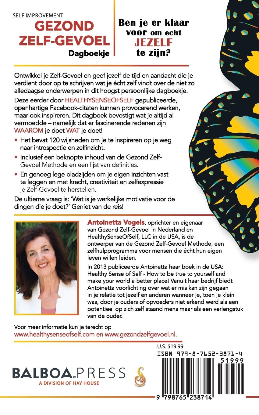 Rückseitencover Gezond Zelf-Gevoel Dagboekje