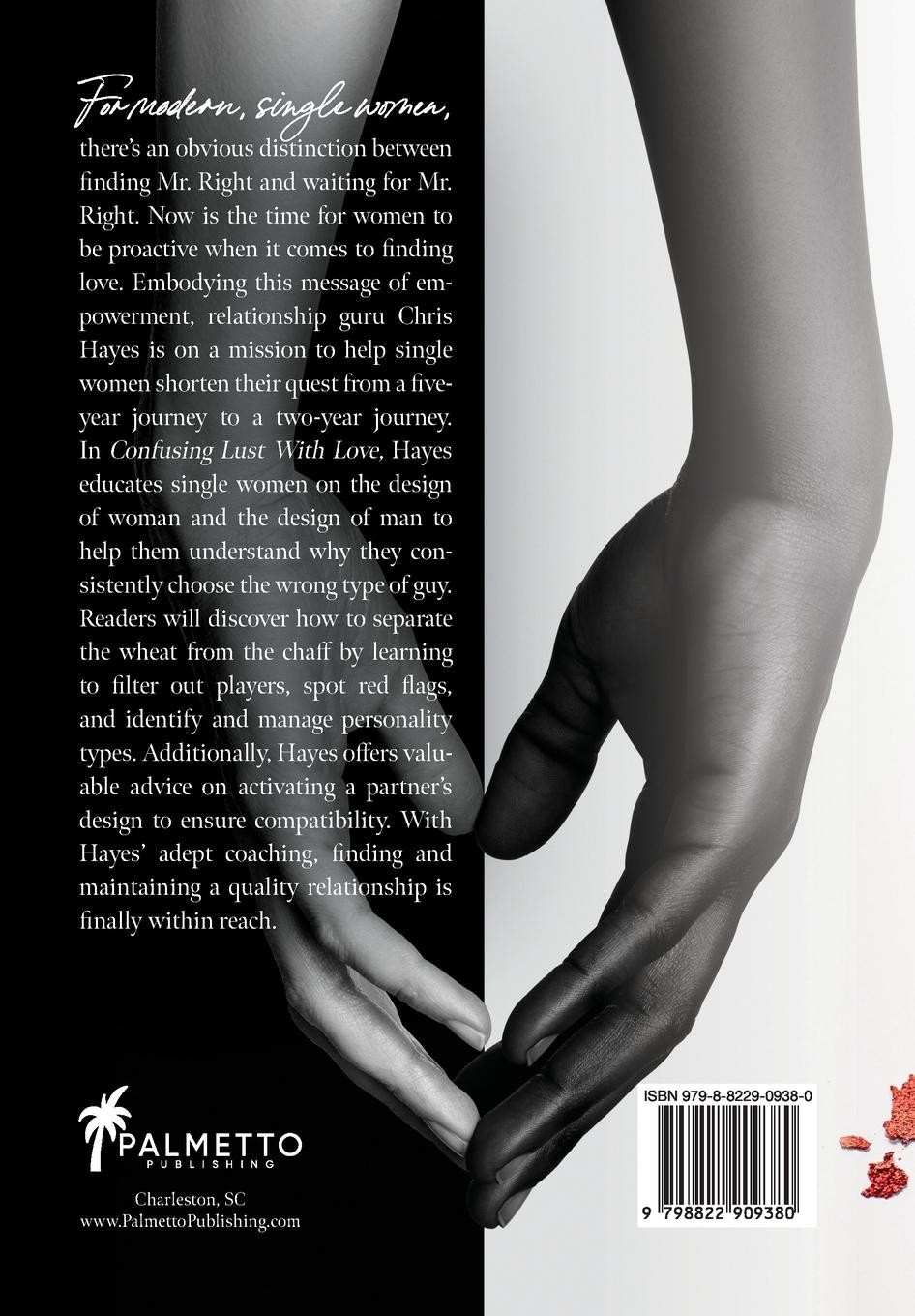 Rückseitencover Confusing Lust with Love: A Book for Single Women on the Road to Finding a Relationship