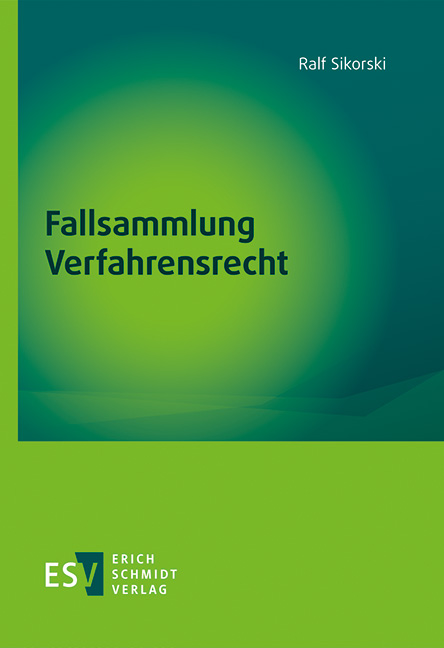 Vorderes Coverbild Fallsammlung Verfahrensrecht