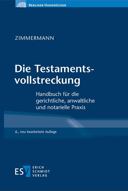 Vorderes Coverbild Die Testamentsvollstreckung