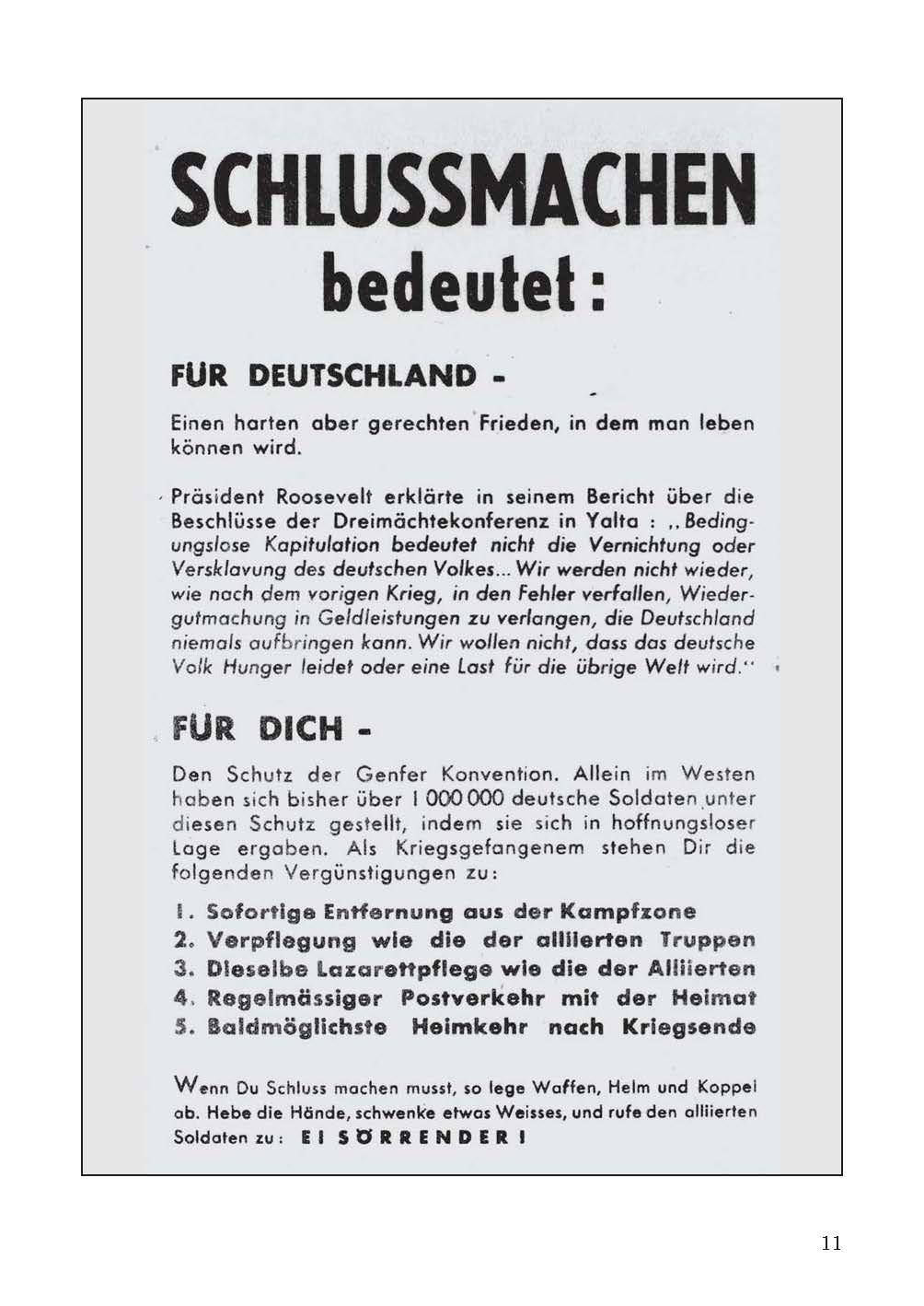 Beispielinhalt (Bild) Kriegsende in der Oberpfalz