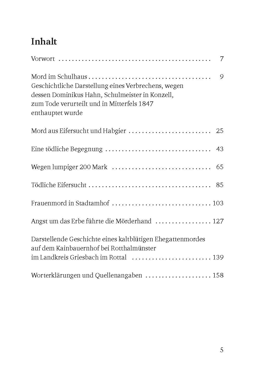 Beispielinhalt (Bild) Wahre Mordgeschichten