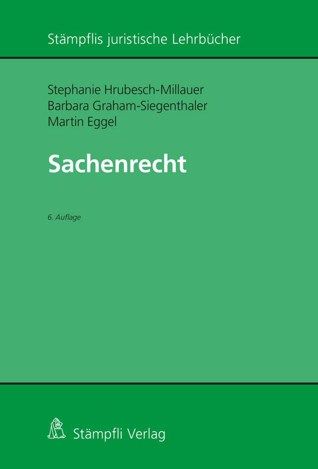 Vorderes Coverbild Sachenrecht