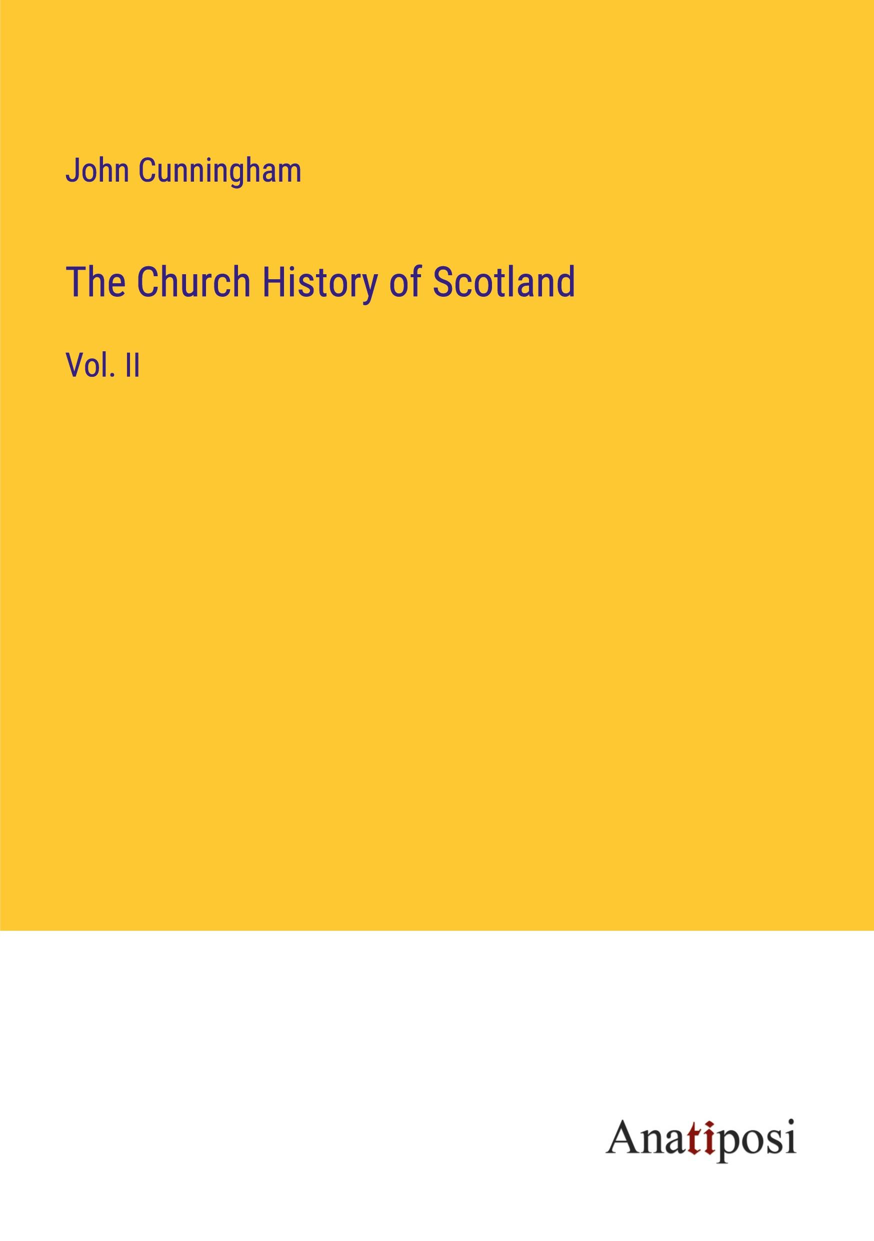 Vorderes Coverbild The Church History of Scotland