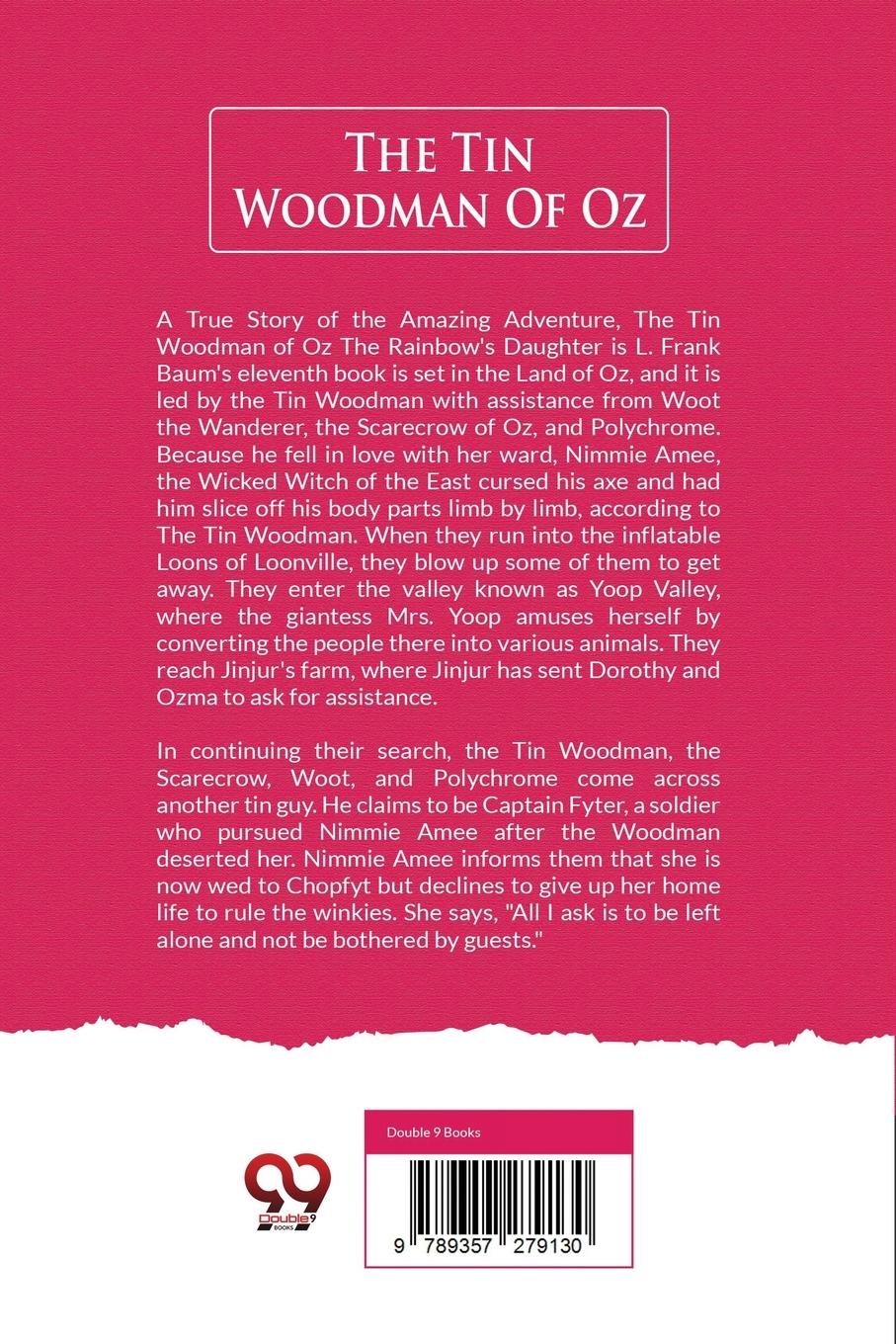 Rückseitencover The Tin Woodman Of Oz