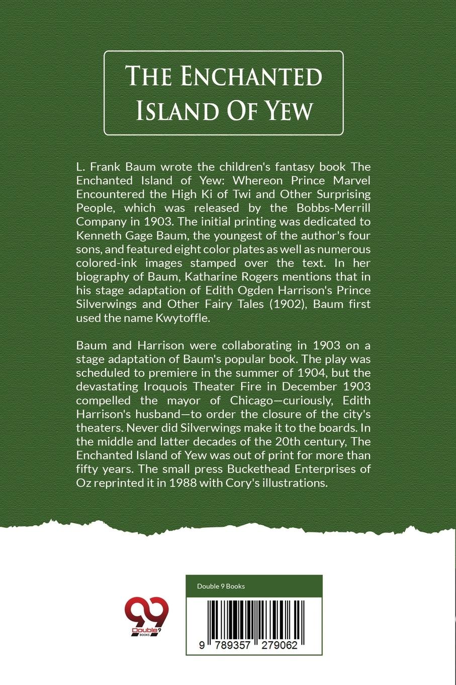 Rückseitencover The Enchanted Island Of Yew