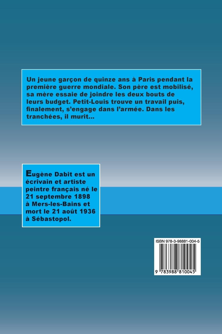 Rückseitencover Petit-Louis