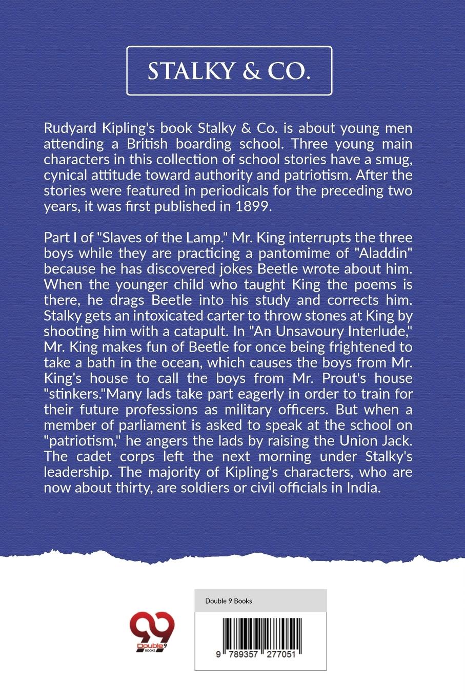 Rückseitencover Stalky & Co