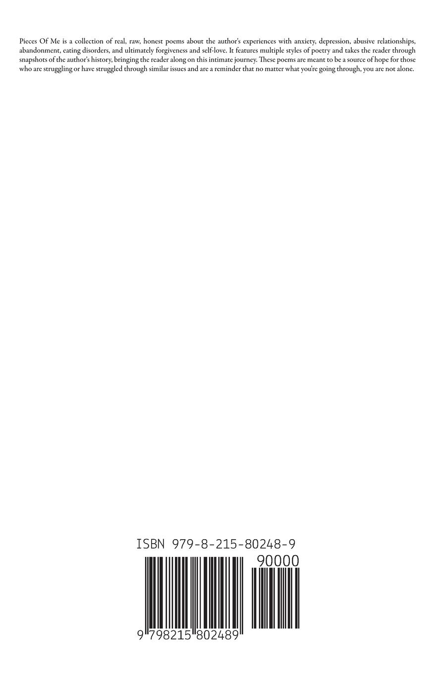 Rückseitencover Pieces of Me