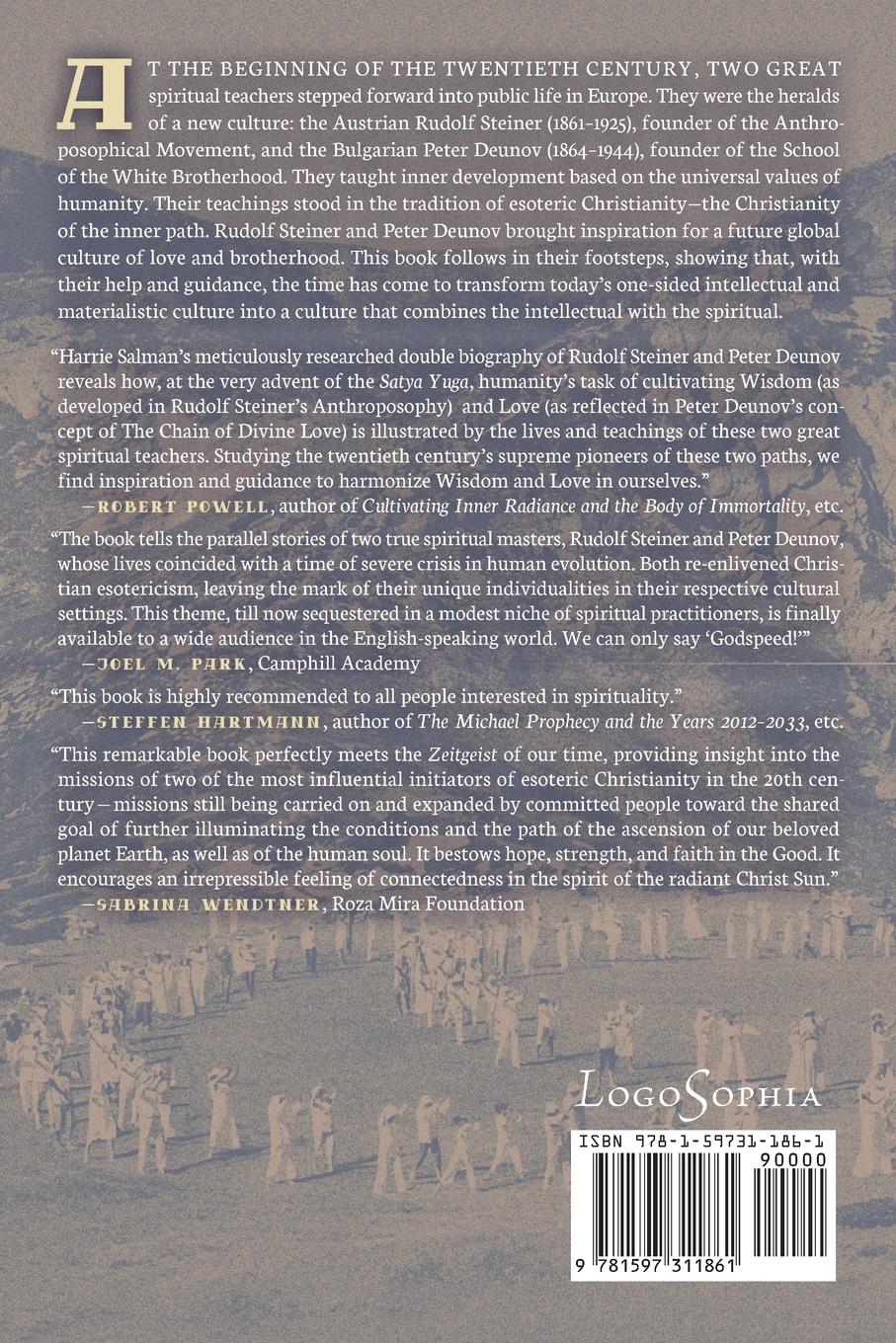 Rückseitencover Rudolf Steiner and Peter Deunov