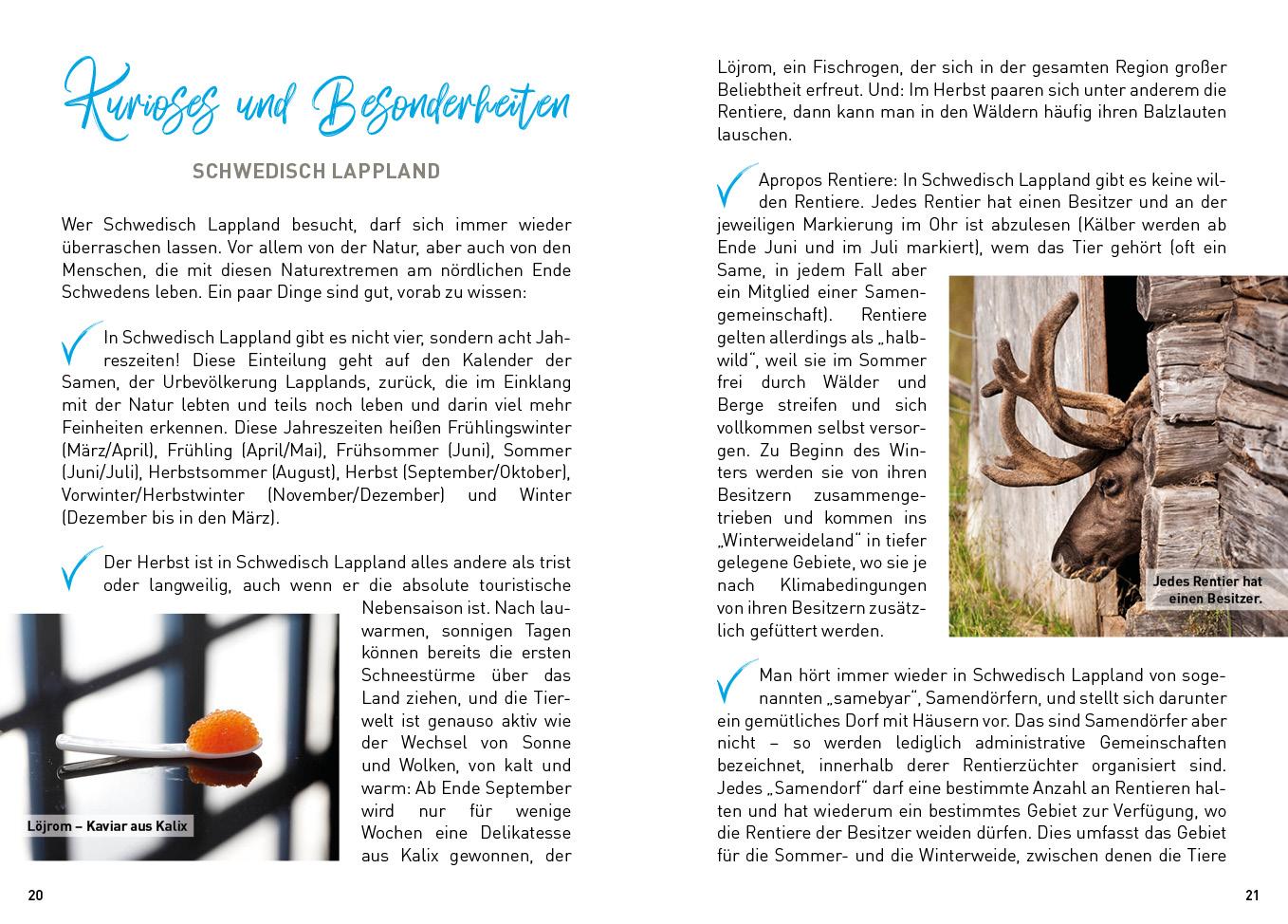 Beispielinhalt (Bild) Schwedisch Lappland - ReiseMomente