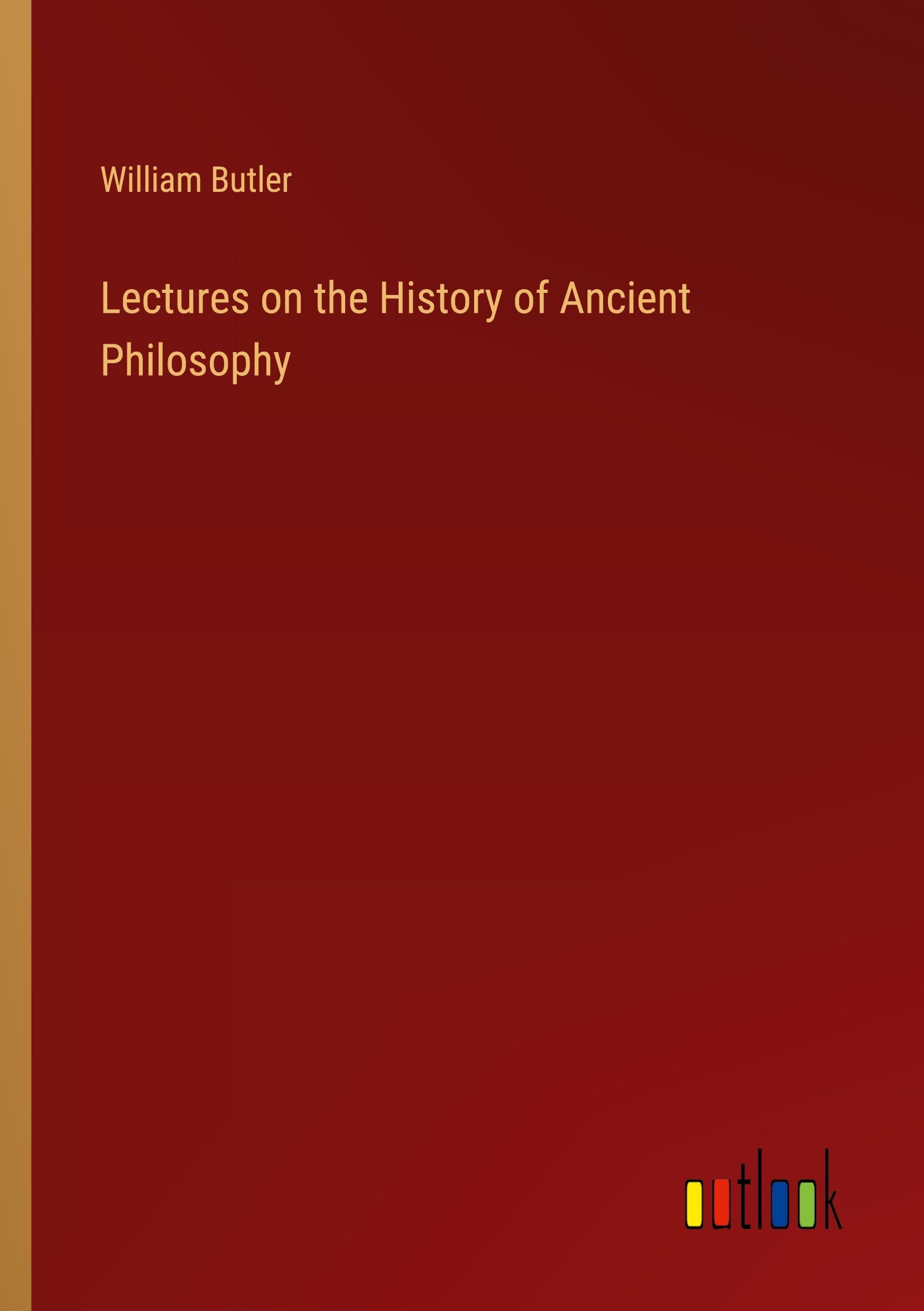 Vorderes Coverbild Lectures on the History of Ancient Philosophy