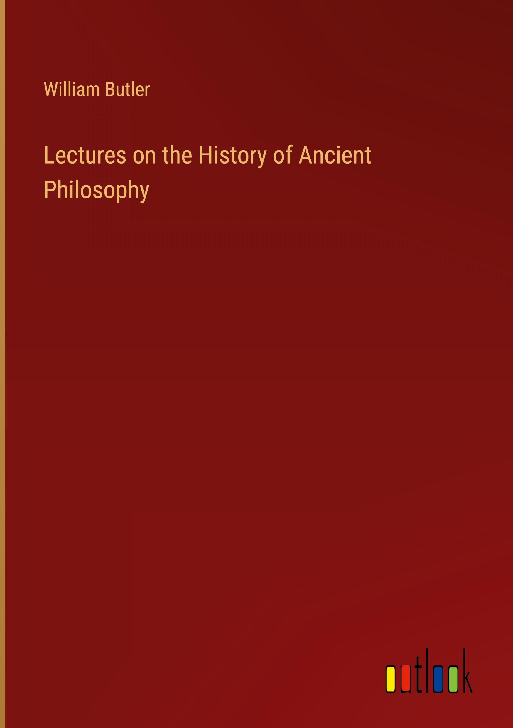 Vorderes Coverbild Lectures on the History of Ancient Philosophy