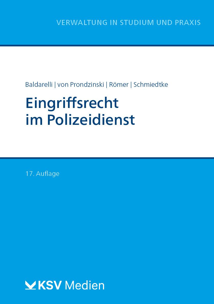 Vorderes Coverbild Eingriffsrecht im Polizeidienst