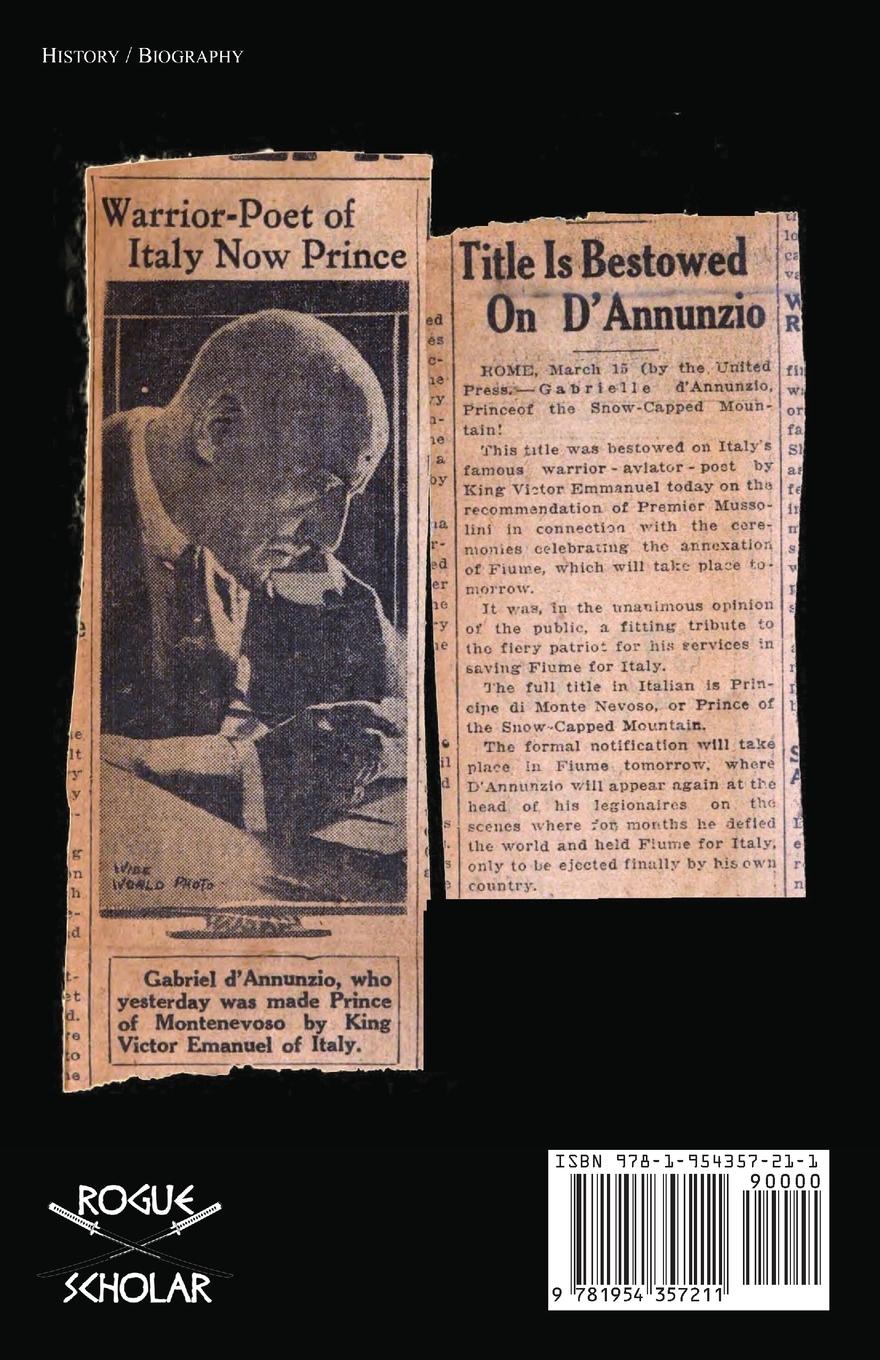 Rückseitencover D'Annunzio